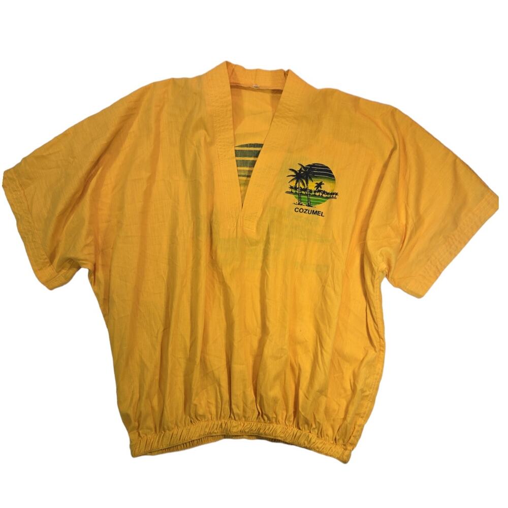 Vintage Cozumel Mexico Vacation Shirt | Size 42 (Large) - Picture 1 of 8